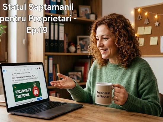 Ep. 19: Cât de mult te ajută să faci oferte înainte de sărbători și să le postezi din timp?